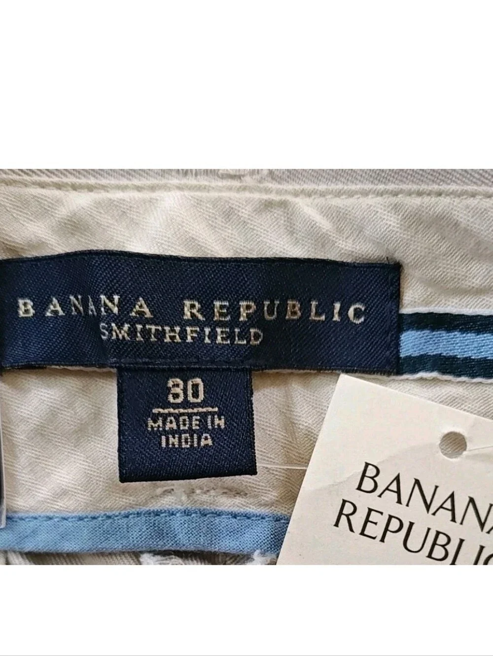 Vtg O3 Banana Republic Smithfield Khaki Chino Shorts 30 32/9